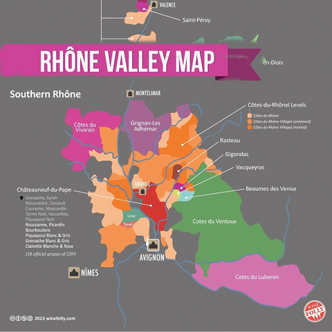 Khám phá vùng rượu vang Rhone Valley, Pháp