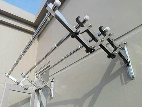 3 mẫu cây phơi đồ inox trong nhà và ngoài trời thông minh gấp gọn