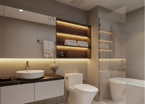 15 mẫu nhà vệ sinh đơn giản đẹp thiết kế thông minh