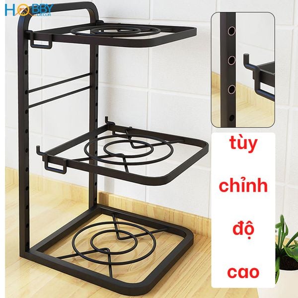 Kệ để vung nồi nhiều tầng tùy chọn HOBBY Home Decor KNV1 - đặt ...