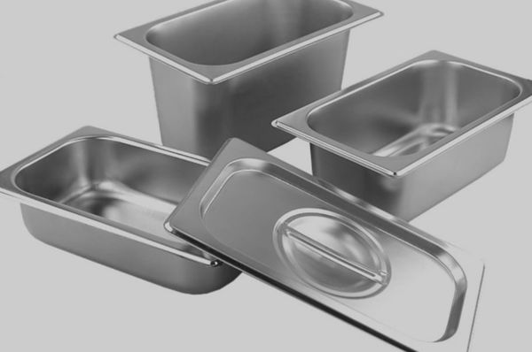 khay inox có nắp đậy
