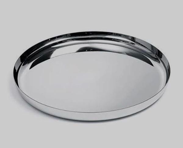 khay inox tròn