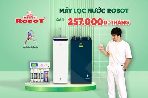 Tháng 8 về – lên deal cực chất | Máy lọc nước ROBOT – trả góp nhẹ tênh chỉ từ 257.000đ/tháng