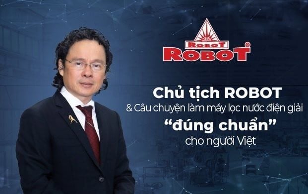 Chủ tịch ROBOT & câu chuyện làm máy lọc nước điện giải 'đúng chuẩn' cho người Việt (báo TIỀN PHONG)