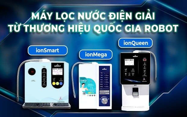 Máy lọc nước điện giải ion kiềm ROBOT vươn tầm quốc tế từ Thương hiệu quốc gia