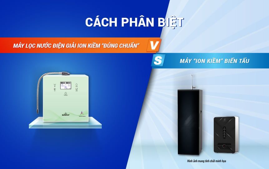 Cách phân biệt Máy lọc nước điện giải ion kiềm “Đúng Chuẩn” – bí quyết bảo vệ sức khỏe gia đình
