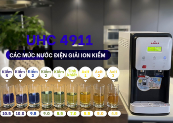 Hướng Dẫn Kiểm Tra pH Máy Lọc Nước Ion Kiềm ROBOT UHC-4911
