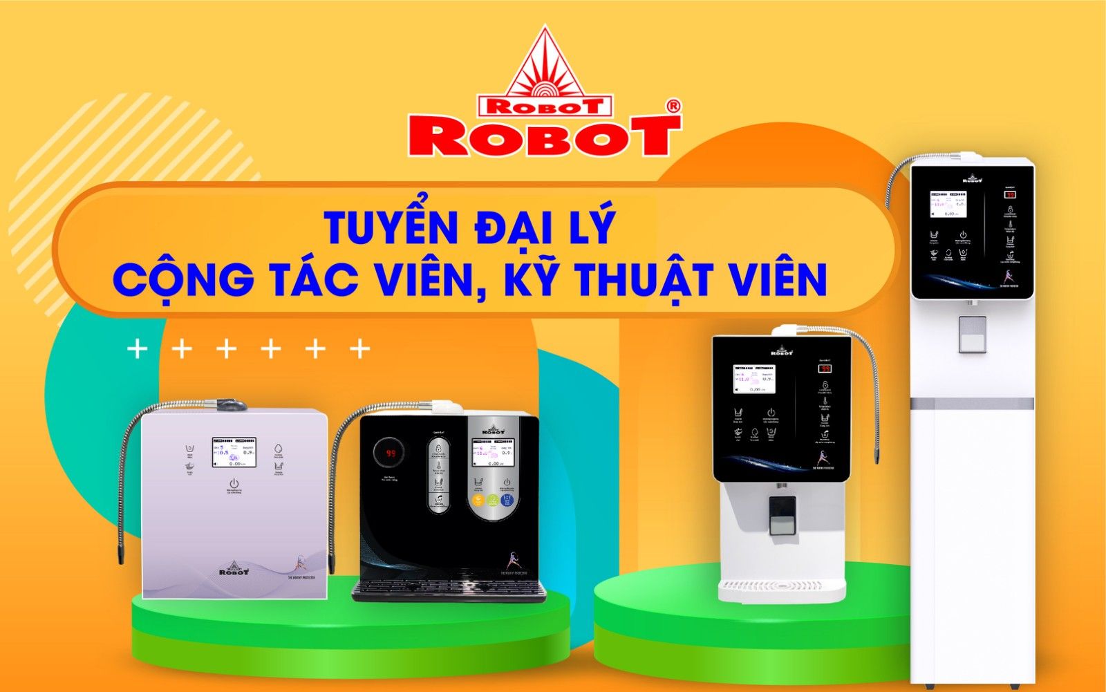 TUYỂN NHÀ PHÂN PHỐI, ĐẠI LÝ, CỘNG TÁC VIÊN KINH DOANH, KỸ THUẬT VIÊN – HỢP TÁC CÙNG PHÁT TRIỂN VỚI ROBOT