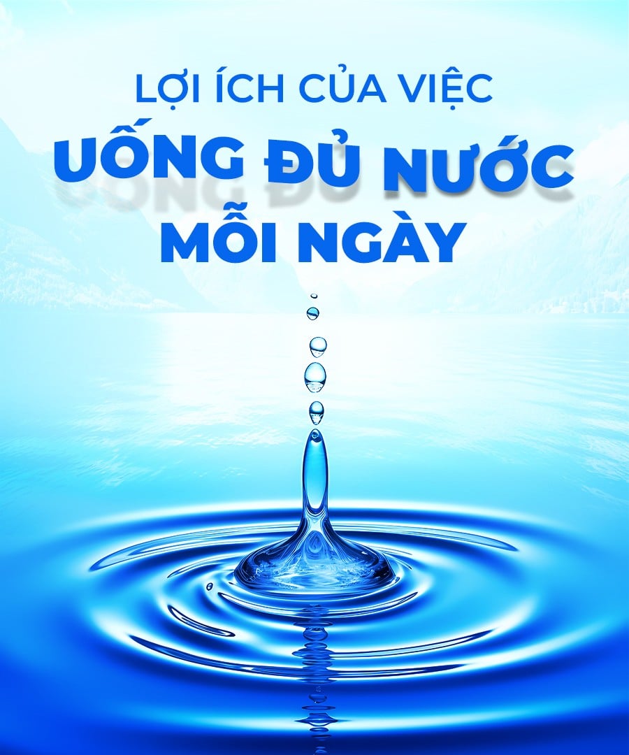 lợi ích việc uống đủ nước