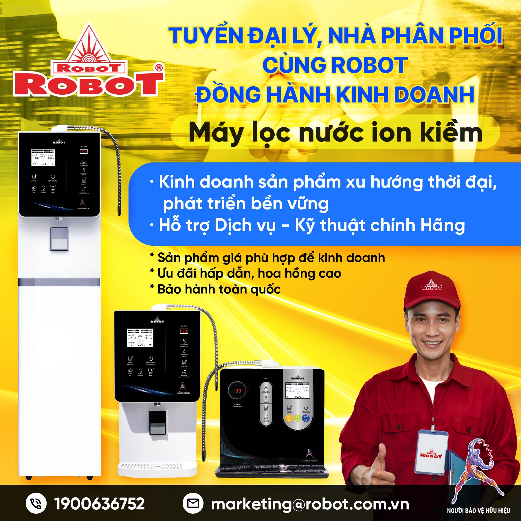 tuyển đại lý nhà phân phối robot