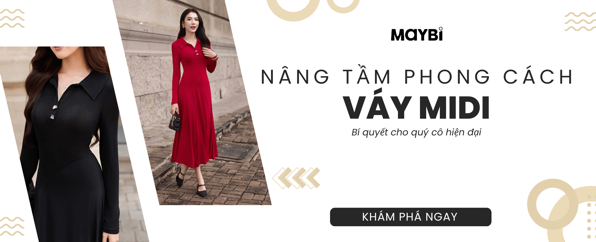 Nâng tầm phong cách công sở với váy midi tinh tế: Bí quyết cho quý cô hiện đại