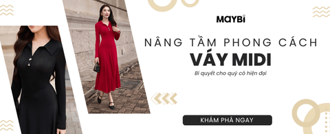 Nâng tầm phong cách công sở với váy midi tinh tế: Bí quyết cho quý cô hiện đại