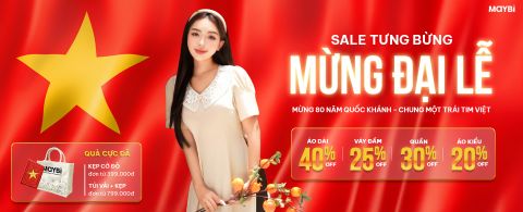 Bùng Nổ Khuyến Mãi Quốc Khánh 02/09 – Giảm Sốc 40% Toàn Bộ Sản Phẩm