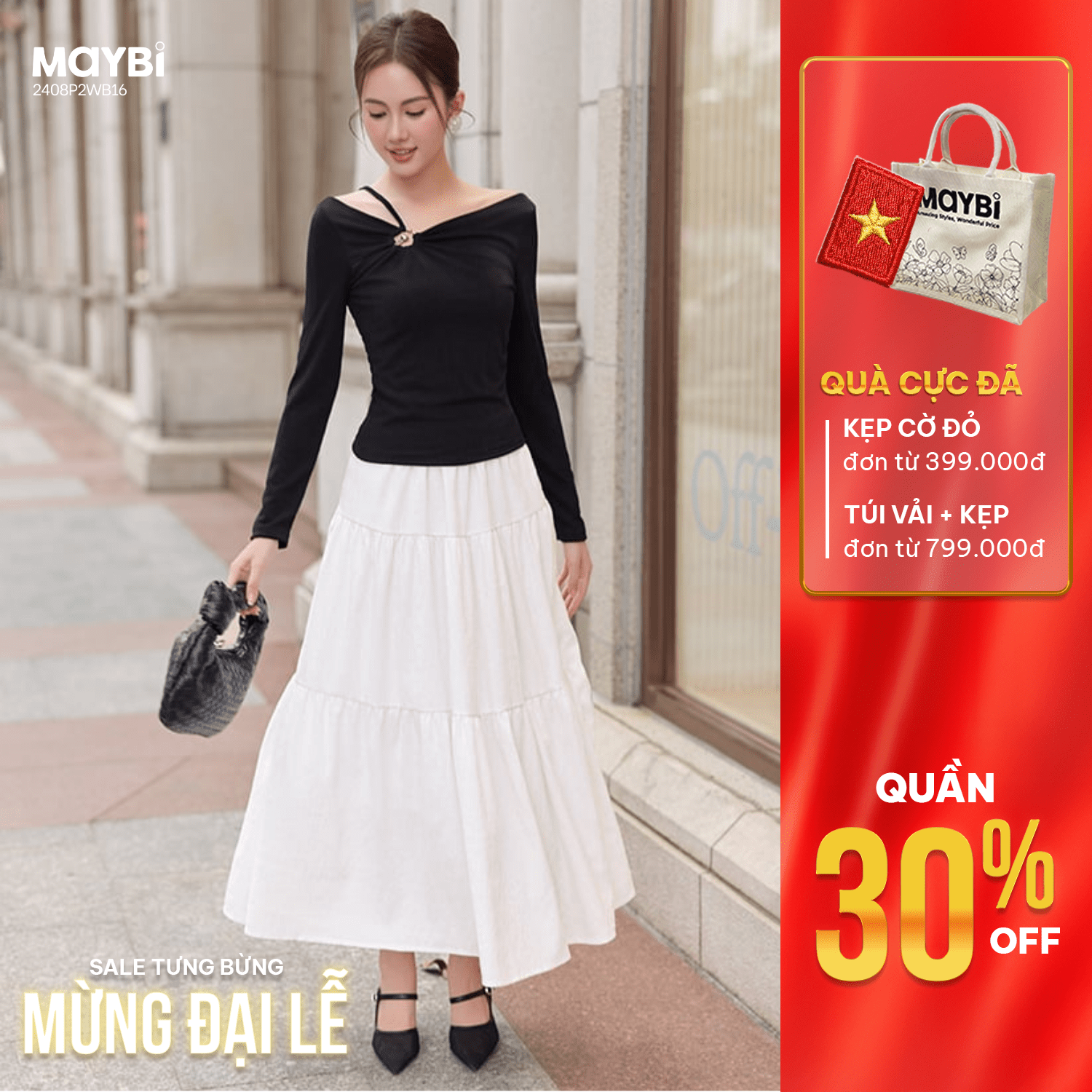 Quần jean, quần dài Maybi sale Quốc Khánh giảm 30%