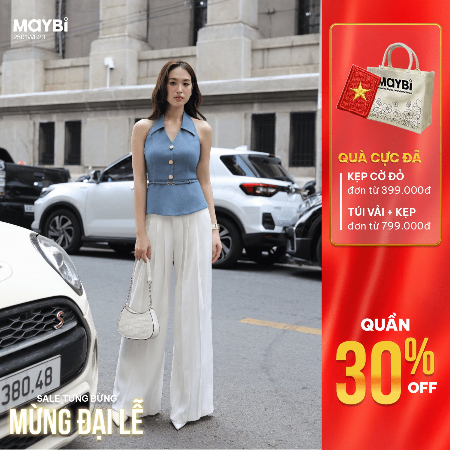 Quần jean, quần dài Maybi sale Quốc Khánh giảm 30%
