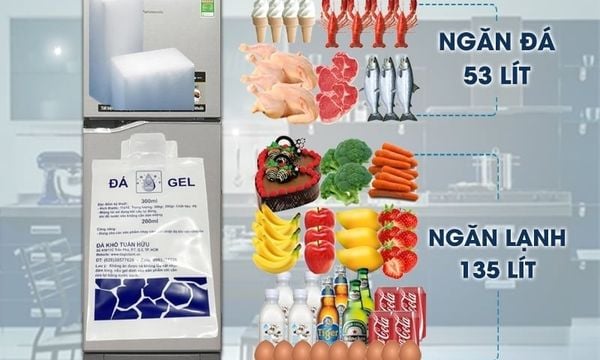 DÙNG ĐÁ GEL ĐÁ KHÔ BẢO QUẢN THỰC PHẨM NHƯ TRONG TỦ LẠNH