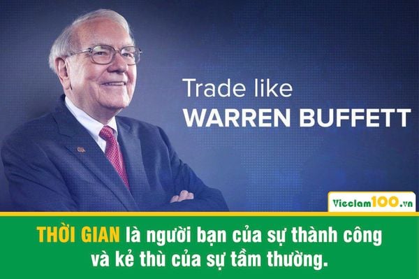 Thời gian là người bạn của sự thành công và kẻ thù của sự tầm thường