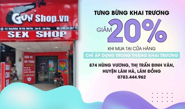 Gunshop.vn Khai Trương Cửa Hàng Mới 874 Hùng Vương - Lâm Đồng