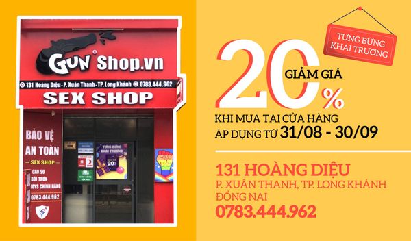 TƯNG BỪNG KHAI TRƯƠNG - CỬA HÀNG GUNSHOP TẠI THÀNH PHỐ LONG KHÁNH