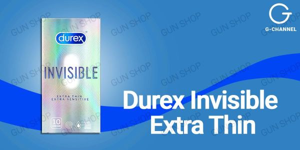 Giá bao cao su siêu mỏng Durex Invisible Extra Thin hộp 10 cái
