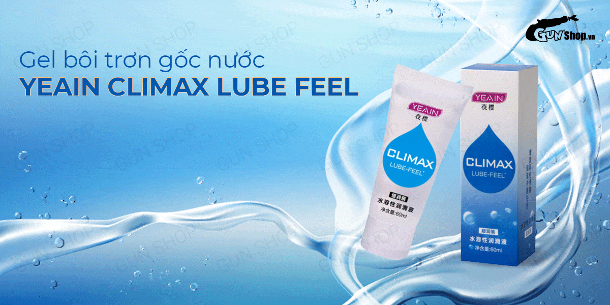 Gel bôi trơn gốc nước - Yeain Climax Lube Feel - Chai 60ml