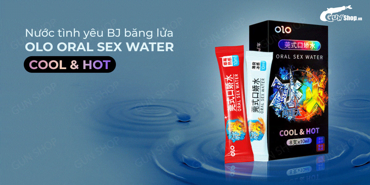 Nước tình yêu BJ băng lửa - OLO Oral Sex Water Cool & Hot
