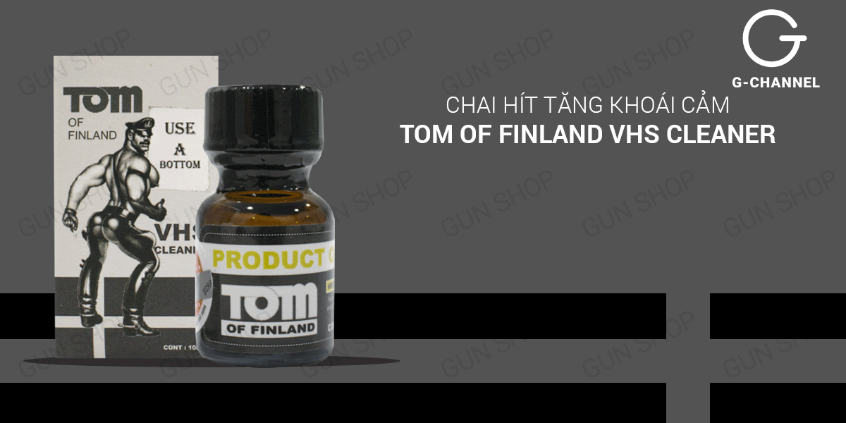 Chai Hít Popper Tăng Khoái Cảm Tom Of Finland VHS Cleaner Giá Rẻ