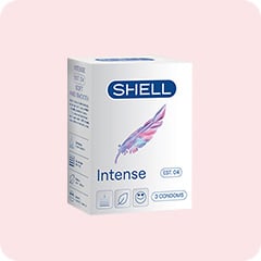Bao cao su Shell Intense hộp 3 cái
