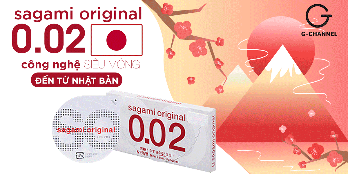 Bao cao su Nhật Bản Sagami 0.02