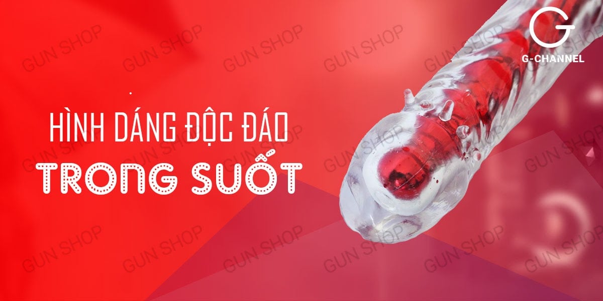 Dương vật giả đôn dên - nhiều tần số rung mạnh - 2 pin