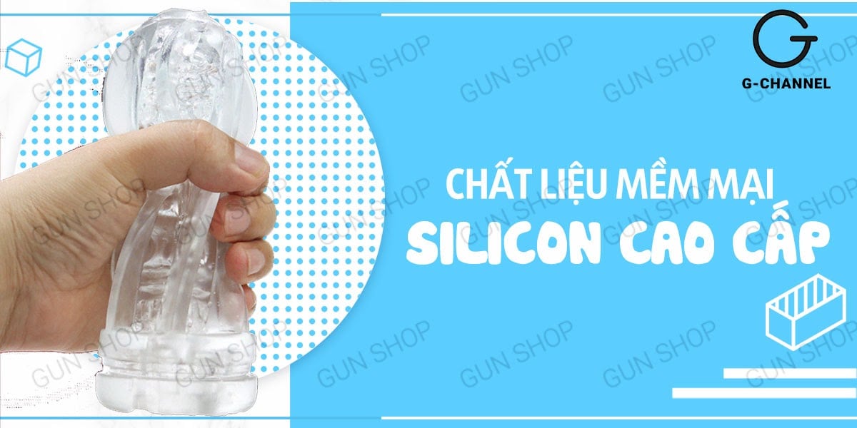 Âm Đạo Giả Cho Nam Cầm Tay Trong Suốt Snail Cup