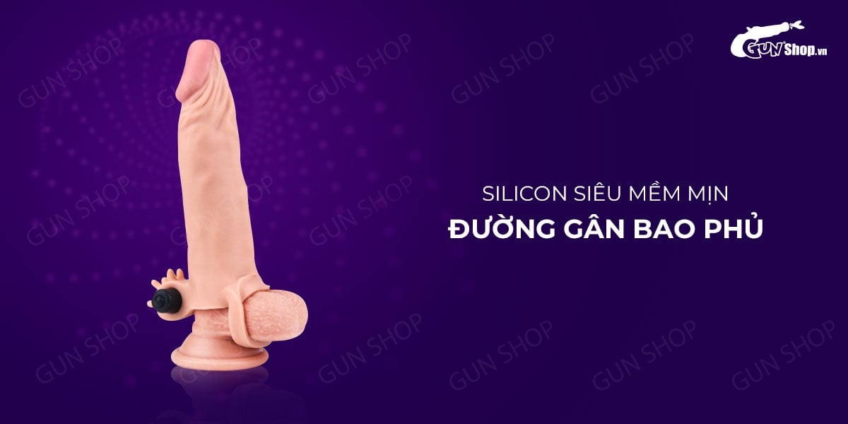 Bao cao su đôn dên tăng kích thước rung mạnh Lovetoy Pleasure X-Tender tăng 2