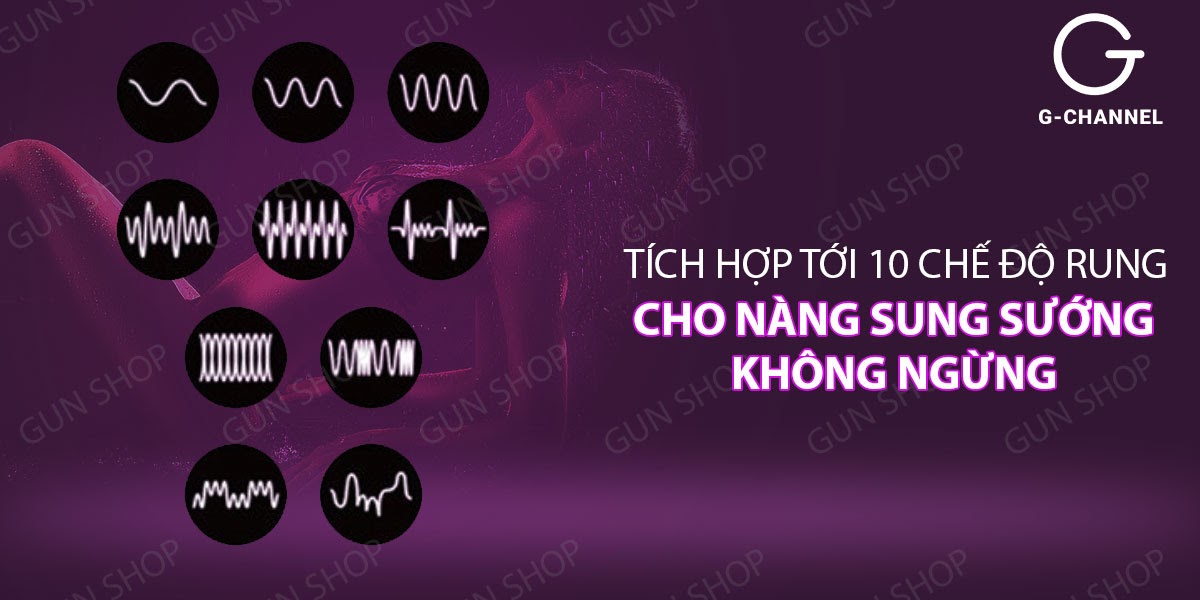 Trứng rung điều khiển từ xa 10 chế độ rung - Manuo