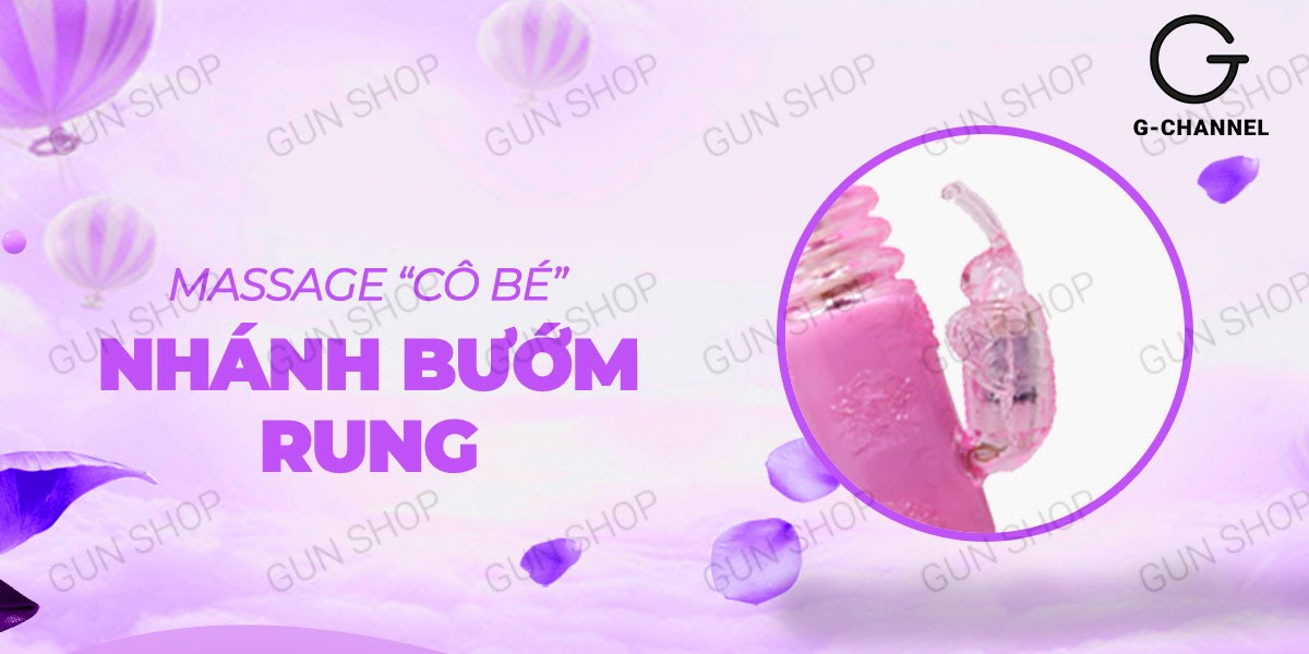 Dương vật giả đa năng rung thụt 3 chế độ, dùng pin - Butterfly Dance