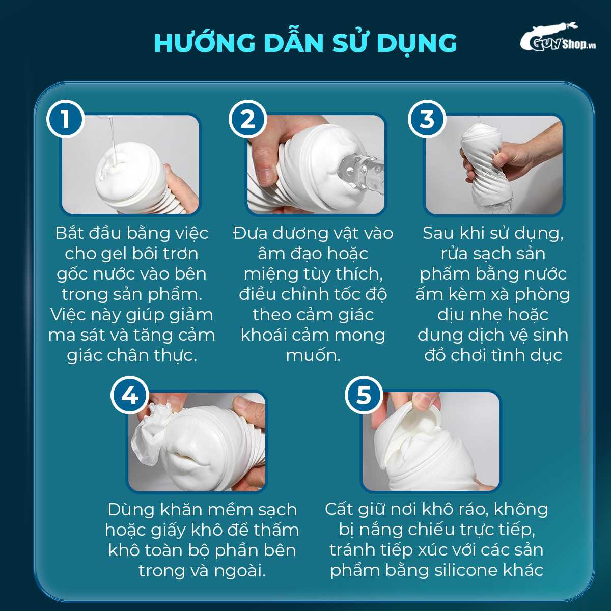 Hướng dẫn cách sử dụng âm đạo giả 2 đầu Shelly Play Flicka