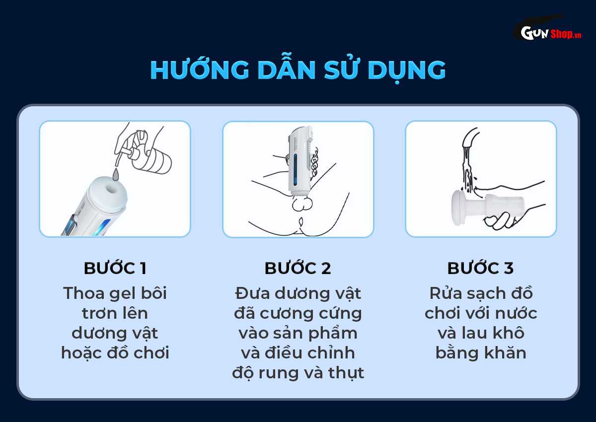 Hướng dẫn cách sử dụng âm đạo giả Leten A380 Male Masturbator Version 3