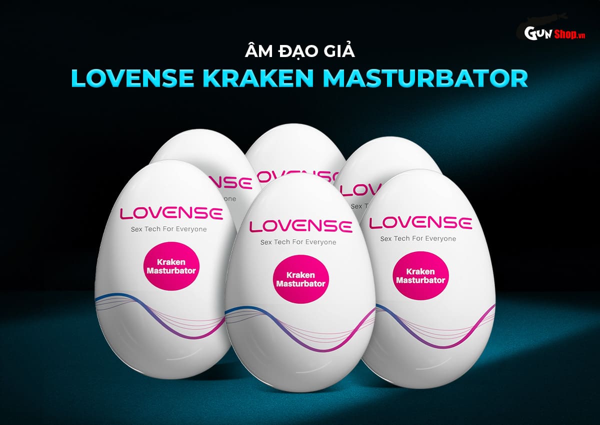 âm đạo giả Lovense Kraken Masturbator chính hãng giá rẻ tại Gunshop