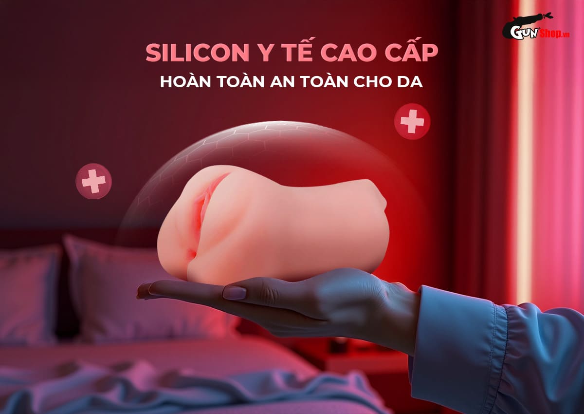 âm đạo giả nguyên khối silicon Shelly Play Anus 530g chính hãng tại Gunshop
