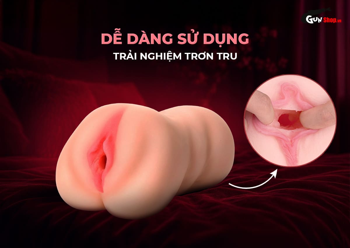 âm đạo giả nguyên khối silicon Shelly Play Anus 530g chính hãng tại Gunshop
