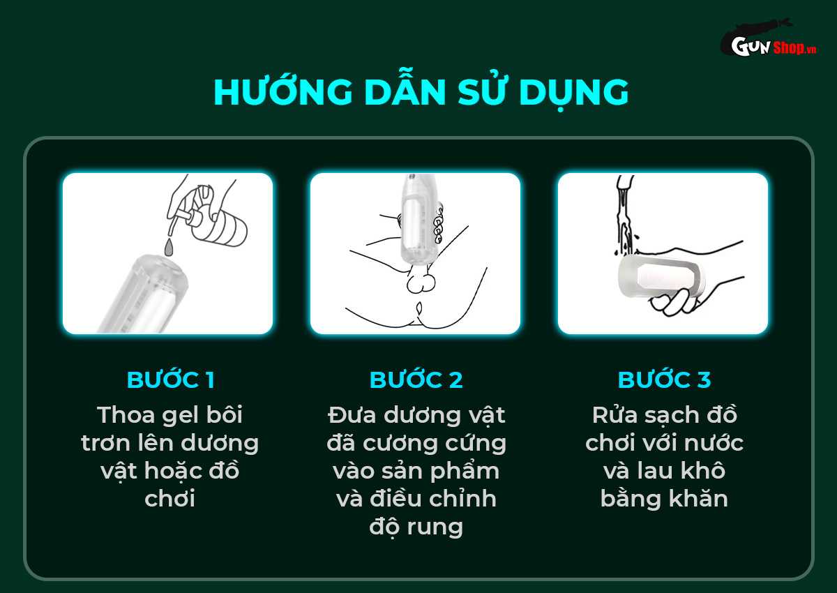 Hướng dẫn sử dụng âm đạo giả Shelly Play Beastcup