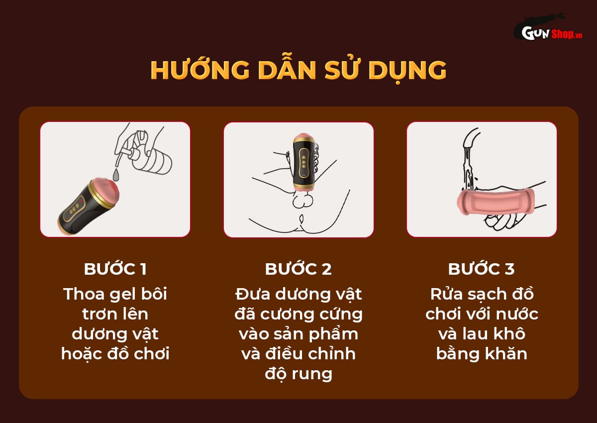 Hướng dẫn sử dụng âm đạo giả Shelly Play Flux