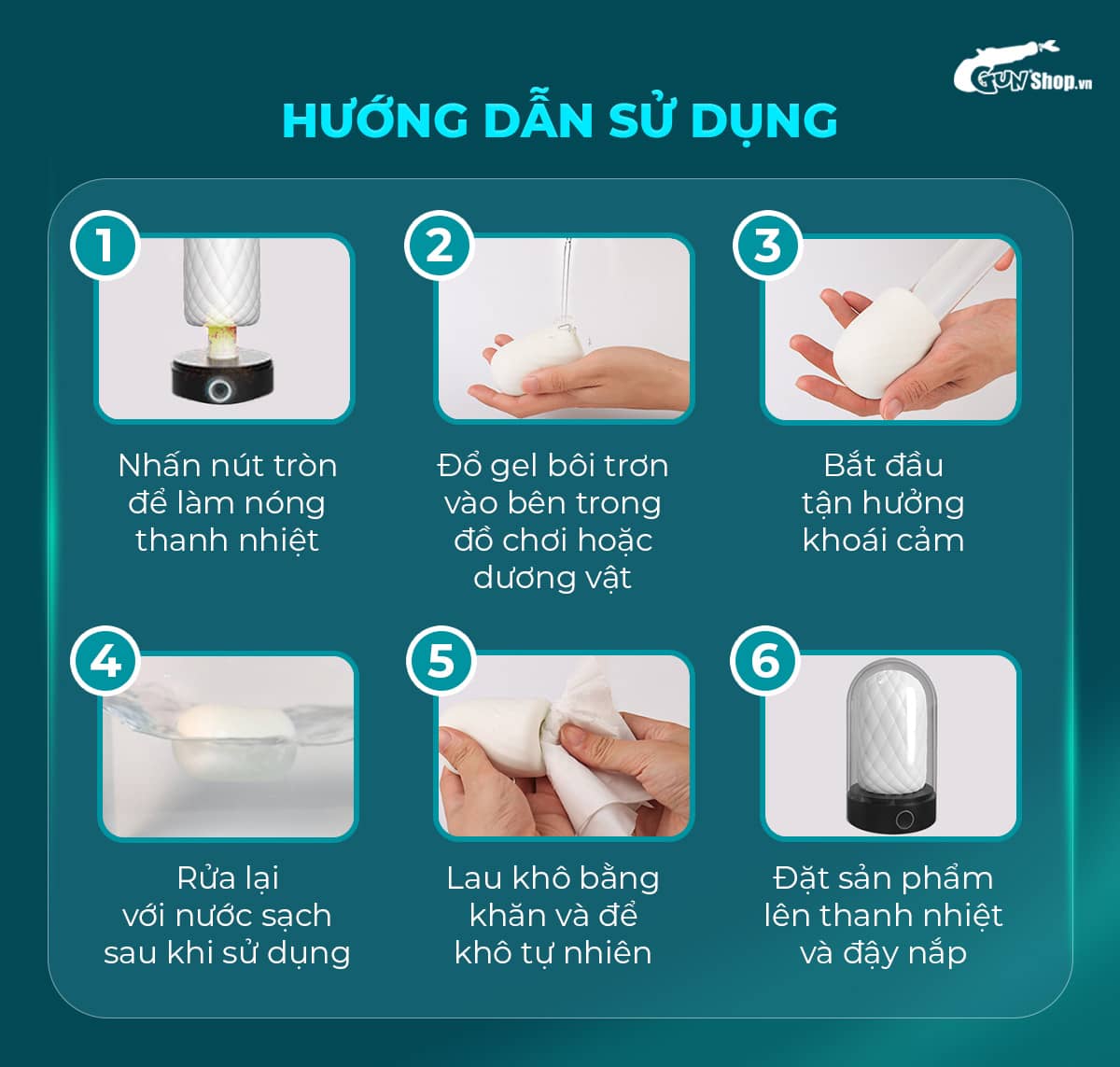 Hướng dẫn sử dụng âm đạo giả Shelly Play Saturn