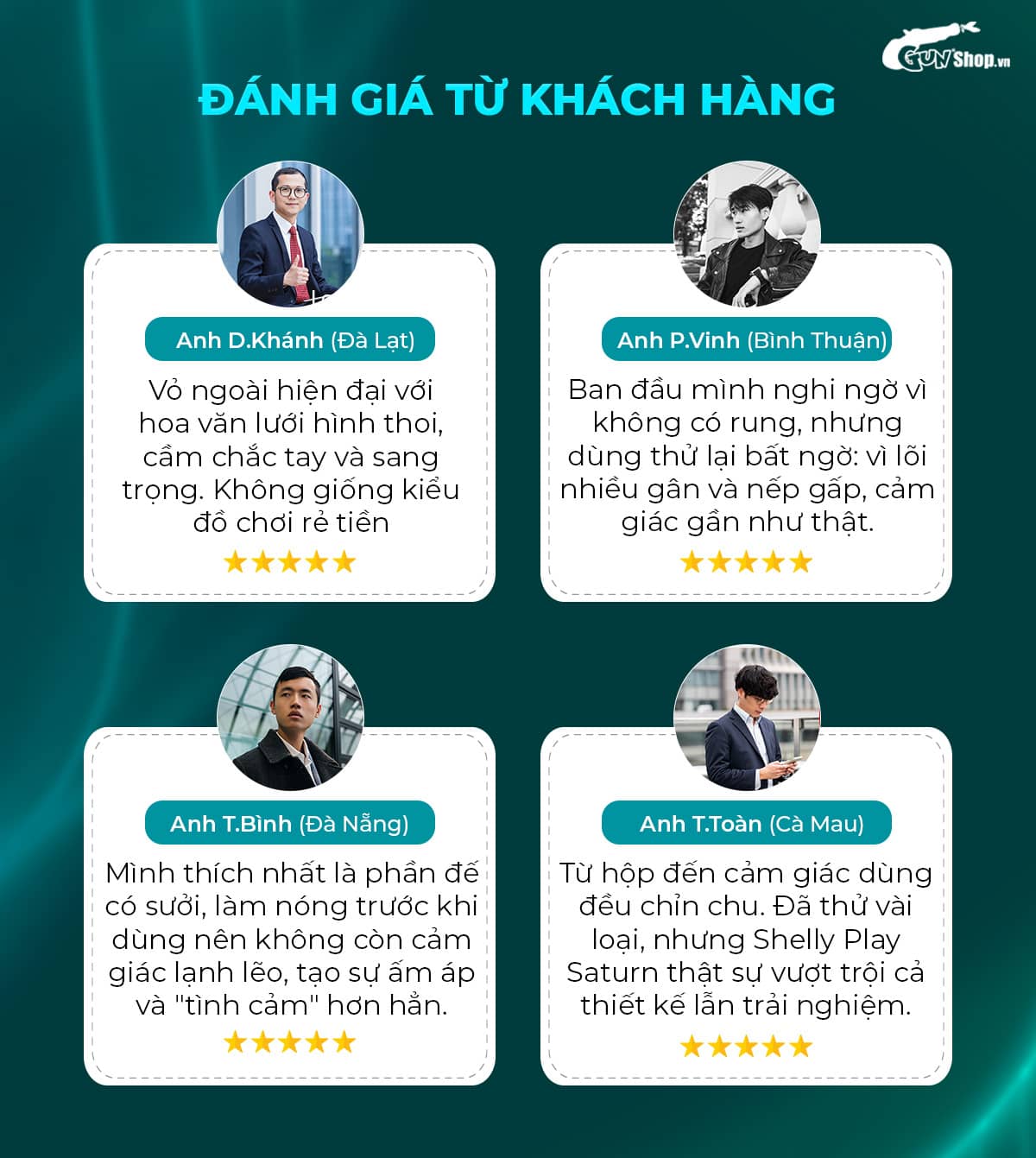 Đánh giá âm đạo giả Shelly Play Saturn từ khách hàng đã mua