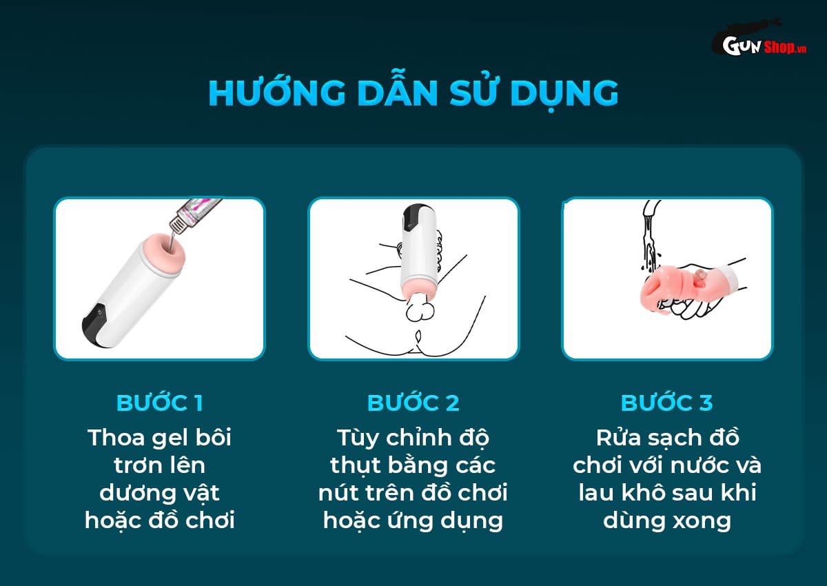 Hướng dẫn cách sử dụng âm đạo giả Shelly Play Shepe đúng cách