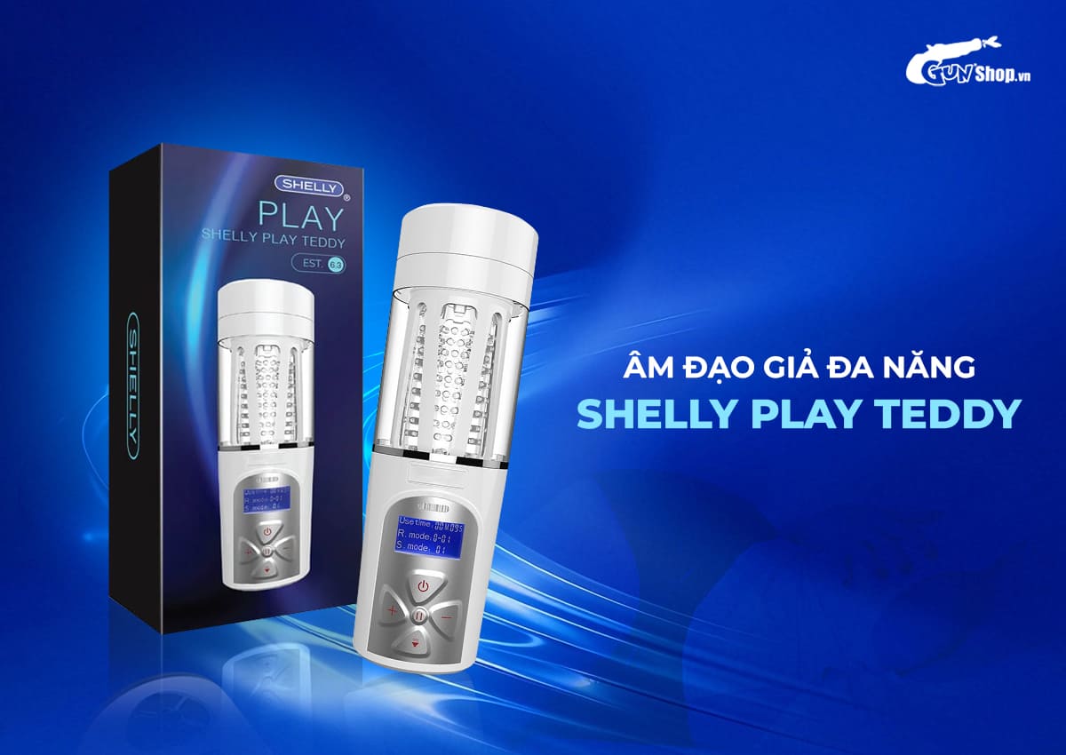 Âm đạo giả đa năng Shelly Play Teddy cao cấp tại Gunshop