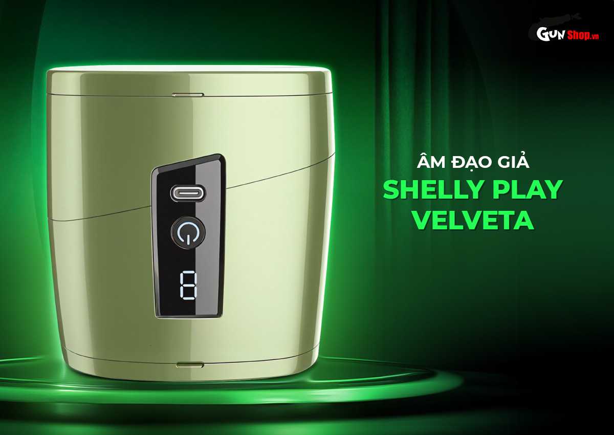 Âm đạo giả Shelly Play Velveta rung thụt tự động chính hãng tại Gunshop