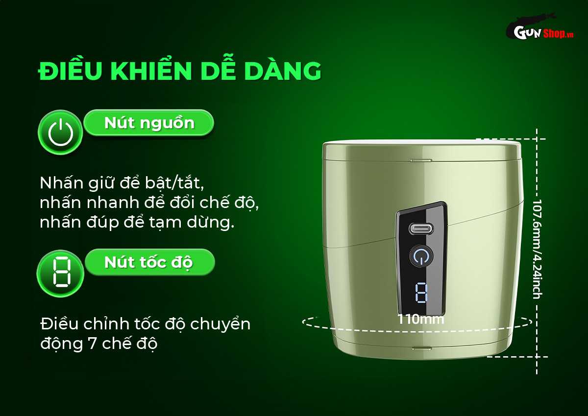 Hướng dẫn sử dụng âm đạo giả Shelly Play Velveta