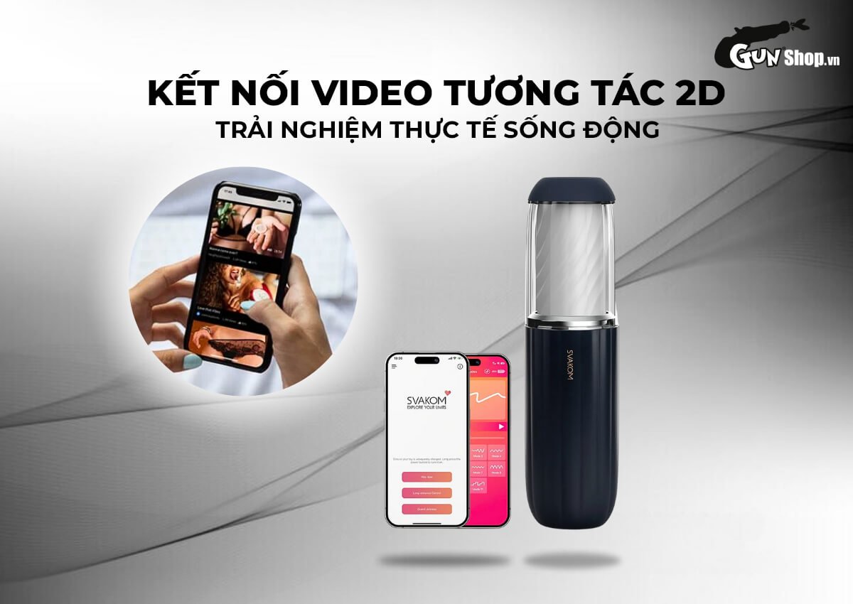 Âm đạo giả đa năng Svakom Alex Neo cao cấp tại Gunshop