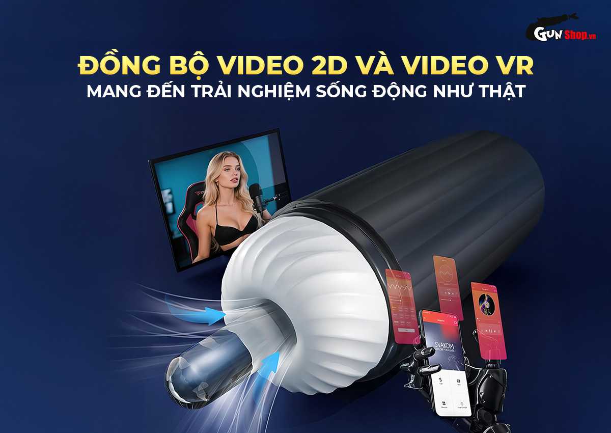 Âm đạo giả Svakom Sam Neo 2 Pro chính hãng tại Gunshop