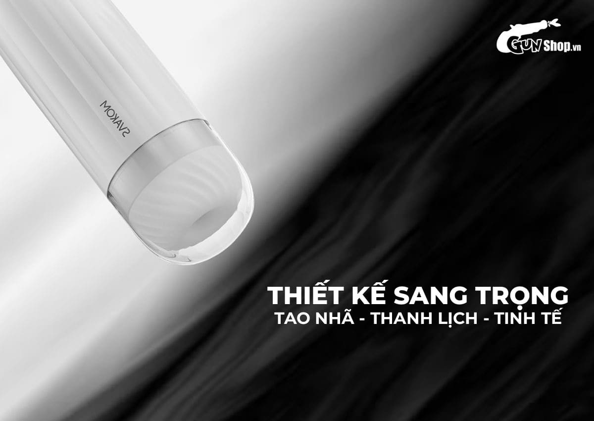 Âm đạo giả Svakom Sam Neo Trắng cao cấp tại Gunshop